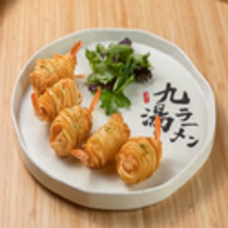Fried Potato Shrimp (炸金丝蝴蝶虾)